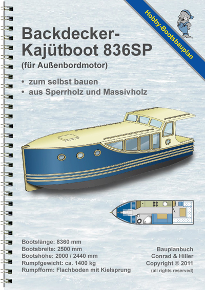 Backdecker-Kajütboot 836SP (für Außenbordmotor)