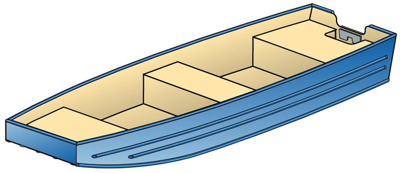 Flachwasserboot 412ST